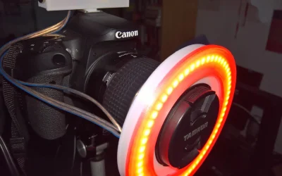 Ringlicht für Spiegelkamera aus PETG