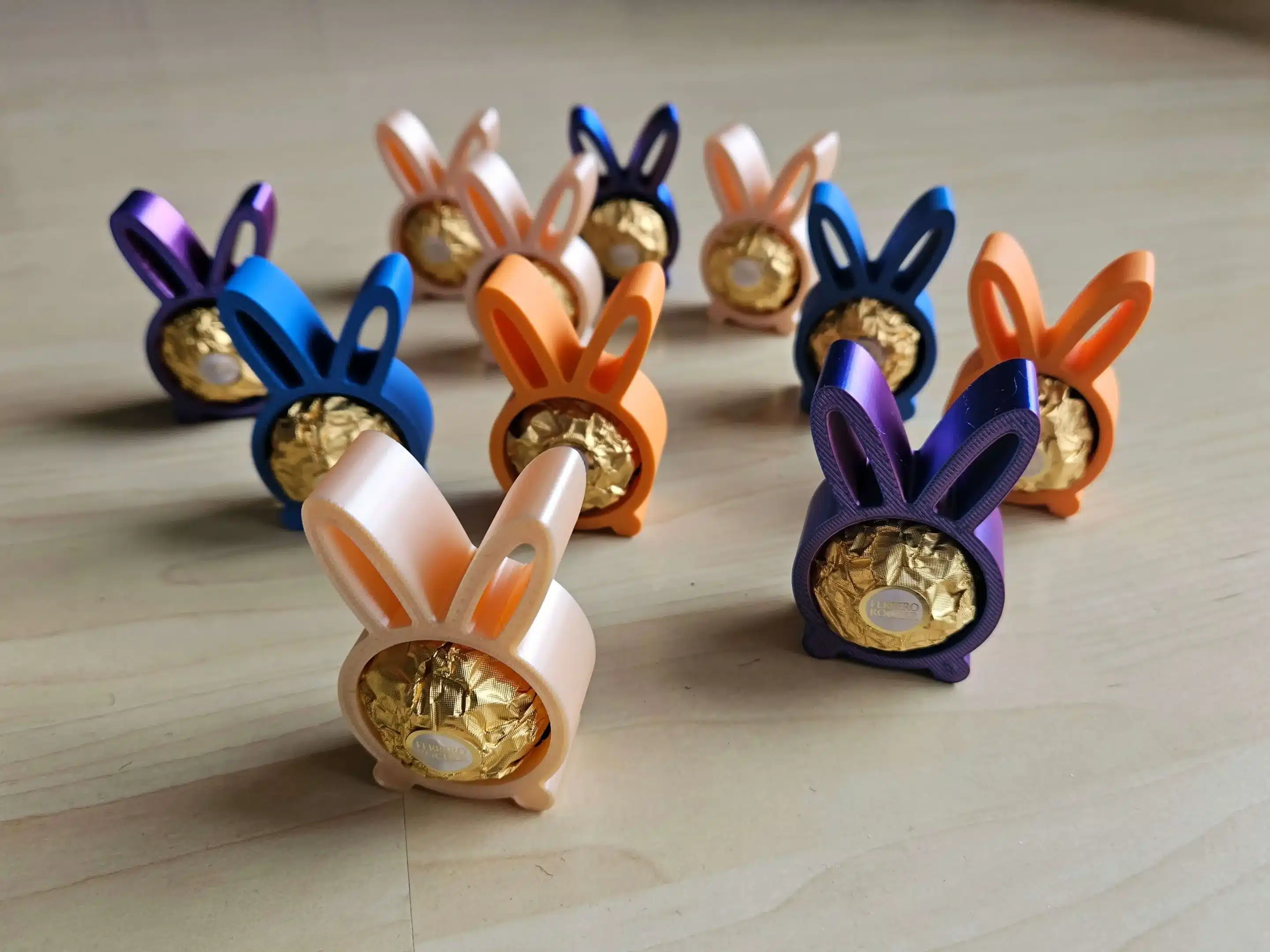 3D gedruckter Osterhase aus PLA als individuelles Geschenk