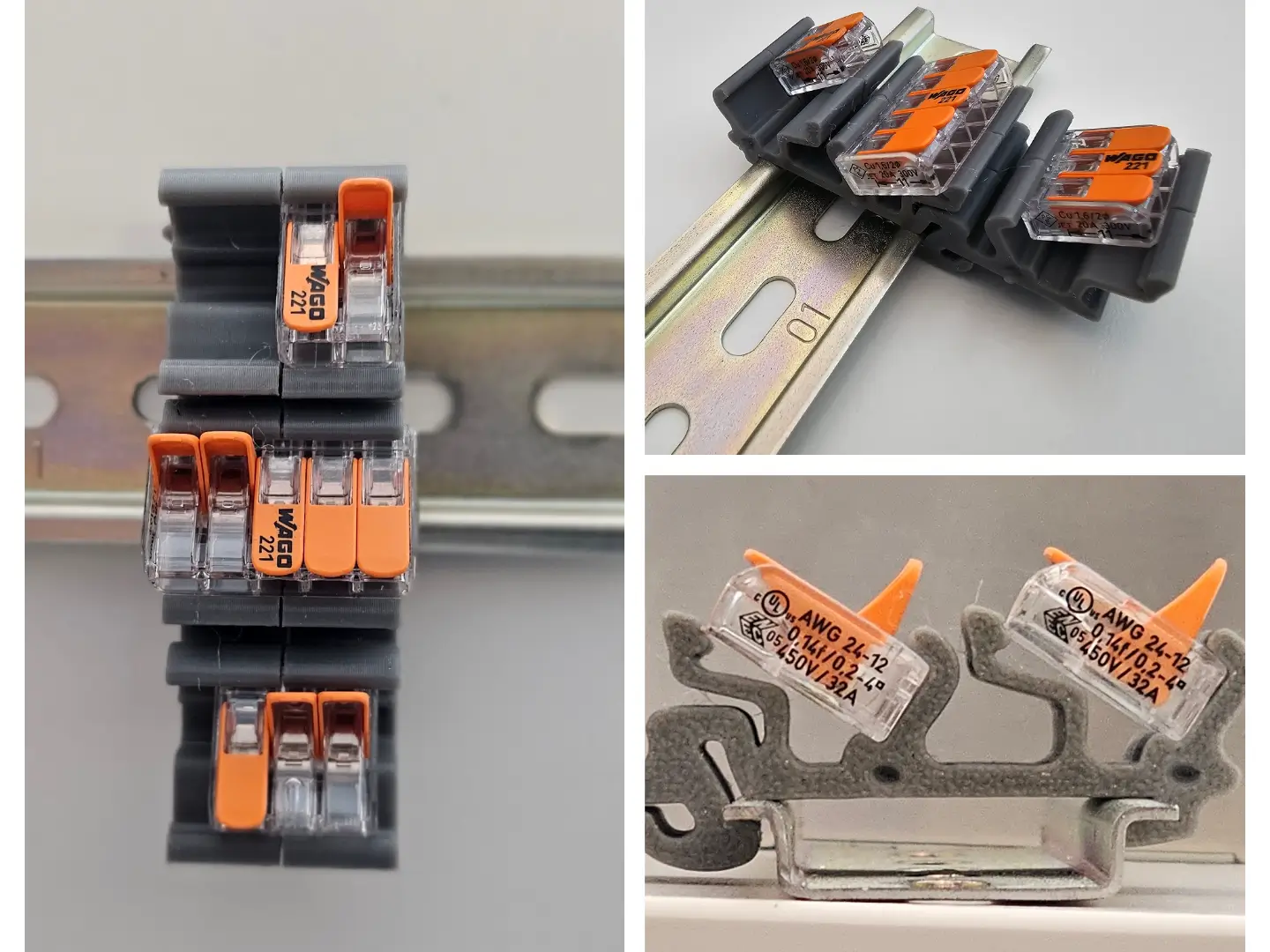 halterung wago 3d druck